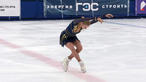 Лидия Плескачева. Произвольная программа. Контрольные прокаты сборной России по фигурному катанию среди юниоров 2025
