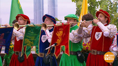 Ансамбль исторических флагоносцев города Кори. Доброе утро. Фрагмент