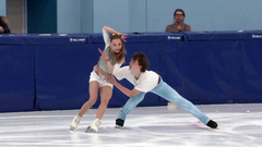 Дарья Дрожжина — Иван Тельнов. Ритм-танец. Контрольные прокаты сборной России по фигурному катанию среди юниоров 2025