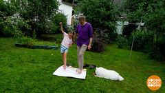 Рисуем ногами! Чтобы не было плоскостопия. Доброе утро. Фрагмент