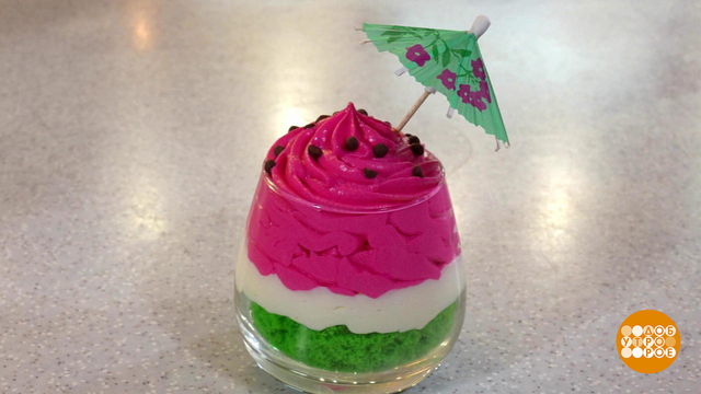 Готовим необычный десерт в стакане. Доброе утро. Фрагмент