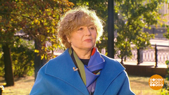 Прогноз погоды от Людмилы Паршиной. Москвичей ждет холодная октябрьская погода. Доброе утро. Фрагмент