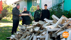 «Подари дрова». Чтобы было тепло! Доброе утро. Суббота. Фрагмент