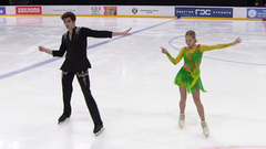 Анастасия Высоцкая — Петр Алексеенко. Короткая программа. Юниоры. Москва. Гран-при России по фигурному катанию 2025/26