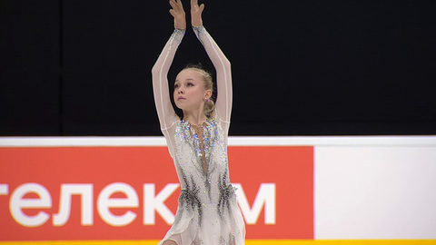 София Сарновская. Короткая программа. Москва. Гран-при России по фигурному катанию 2025/26