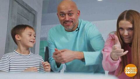 На улице дождь? Поиграем дома с папой! Доброе утро. Суббота. Фрагмент