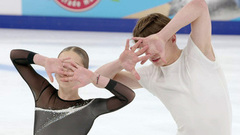 Полина Сажина — Алексей Белкин. Короткая программа. Юниоры. Красноярск. Гран-при России по фигурному катанию 2025/26