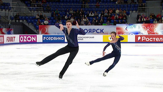 Таисия Щербинина — Артем Петров. Короткая программа. Красноярск. Гран-при России по фигурному катанию 2025/26