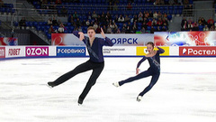 Таисия Щербинина — Артем Петров. Короткая программа. Красноярск. Гран-при России по фигурному катанию 2025/26