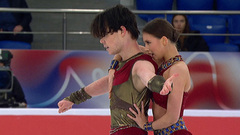 Милана Кузьмина — Дмитрий Студеникин. Произвольный танец. Красноярск. Гран-при России по фигурному катанию 2025/26