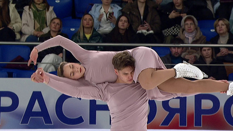 Анна Москалева — Артем Родзянов. Произвольная программа. Красноярск. Гран-при России по фигурному катанию 2025/26