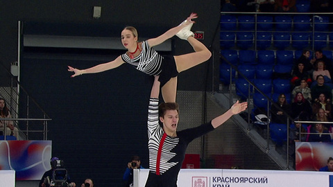 Алиса Блинникова — Алексей Карпов. Произвольная программа. Красноярск. Гран-при России по фигурному катанию 2025/26