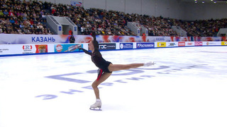 Дина Хуснутдинова выиграла третий этап Гран-при России по фигурному катанию