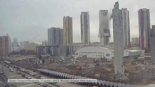 В Красногорске в ходе демонтажа обрушились части опор горнолыжного комплекса