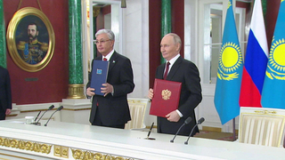 Россия и Казахстан подписали Декларацию о всеобъемлющем стратегическом партнерстве и союзничестве