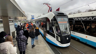 В Москве запустили первый трамвайный диаметр