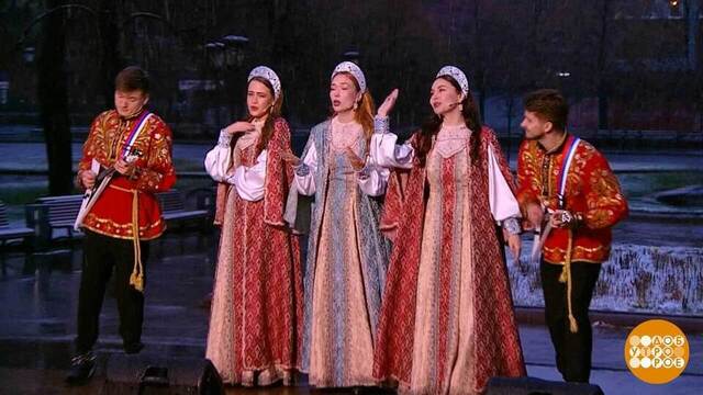 Фолк-группа «Красива» и «Зори бэнд». Доброе утро. Суббота. Фрагмент