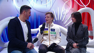 «Все, что нарабатывается, должно переноситься на соревновательный лед». Евгений Семененко после короткого проката. Москва. Гран-при России по фигурному катанию 2025/26