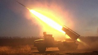 В репортаже Первого канала боевая работа расчета РСЗО «Град» на Красноармейском направлении