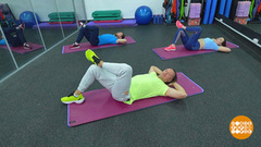 Упражнение «нога на ногу»: укрепляем пресс. Доброе утро. Фрагмент