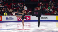 Альбина Камалдинова — Степан Маришин. Короткая программа. Юниоры. Омск. Гран-при России по фигурному катанию 2025/26