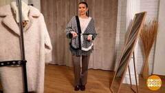 Кардиган из шарфа своими руками. Доброе утро. Фрагмент