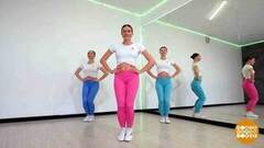 Фитнес-аэробика: шагаем и прыгаем! Доброе утро. Суббота. Фрагмент