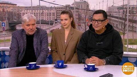 Егор Кончаловский, Дарья Кукарских, Евгений Водолазкин — о фильме «Авиатор». Доброе утро. Суббота. Фрагмент