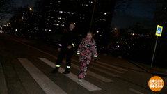 Пешеходы, вас не видно! Наденьте светоотражатели! Доброе утро. Фрагмент