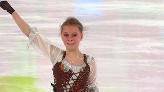 Виктория Стрельцова. Т-Банк Кубок Первого канала по фигурному катанию 2025. Юниоры