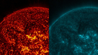 Двойная мощная вспышка произошла на Солнце