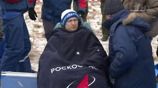 На Землю вернулись космонавты Сергей Рыжиков, Алексей Зубрицкий и астронавт Джонатан Ким