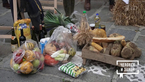 Видео недели: протест фермеров; бомж-вагоны; везучий лыжник. Человек и закон. Фрагмент