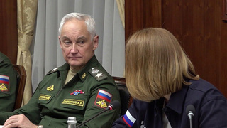 Министр обороны Андрей Белоусов встретился с активистами Общероссийского народного фронта