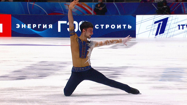 Артур Даниелян. Короткая программа. Чемпионат России по фигурному катанию 2026