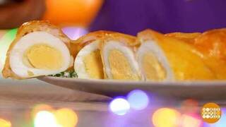 Закуска из слоеного теста от Марии Суровой. Доброе утро. Фрагмент