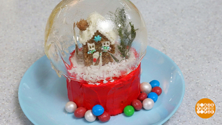 Новогодний торт с домиком. Доброе утро. Фрагмент