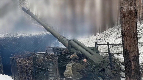 Расчет самоходки «Гиацинт» ударил по базе украинских боевиков в Харьковской области