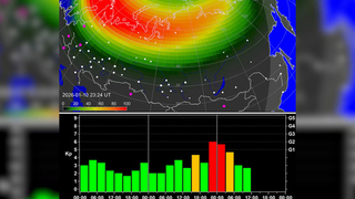 На Земле произошла вторая с начала года магнитная буря с полярным сиянием