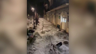 На Средиземноморье обрушился шторм «Гарри»