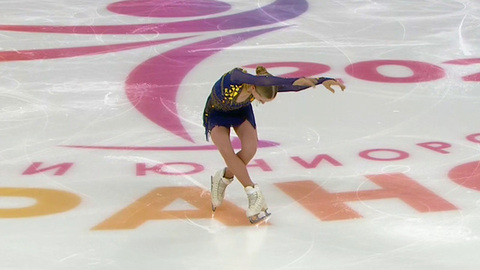 Лидия Плескачева. Произвольная программа. Первенство России по фигурному катанию среди юниоров 2026