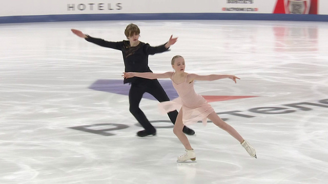 Мария Фефелова — Артем Валов. Произвольный танец. Первенство России по фигурному катанию среди юниоров 2026