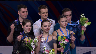 Церемония награждения. Пары. Финал Гран-при России по фигурному катанию 2026