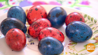 Яйца куриные и перепелиные: какие красить будем? Доброе утро. Фрагмент