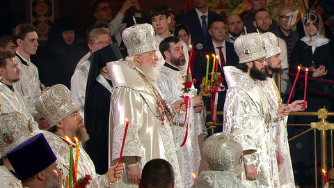 Пасха Христова. Прямая трансляция богослужения из Храма Христа Спасителя. 11.04.2026