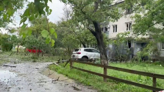 В Геническе Херсонской области дрон ВСУ ударил по жилому кварталу