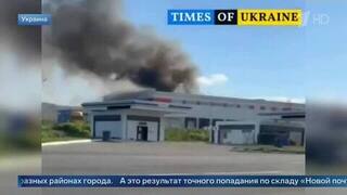 Армия России ударила по складу «Новой почты» в Харьковской области: кадры последствий
