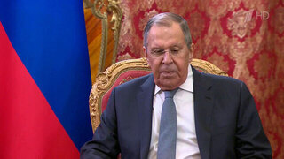 Министр иностранных дел РФ Сергей Лавров встретился с президентом Международного комитета Красного Креста