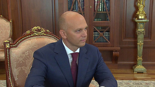 Владимир Путин в Кремле принял губернатора Калининградской области Алексея Беспрозванных