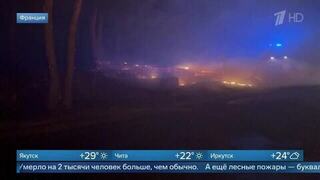 Во Франции полыхают крупные лесные пожары: кадры
